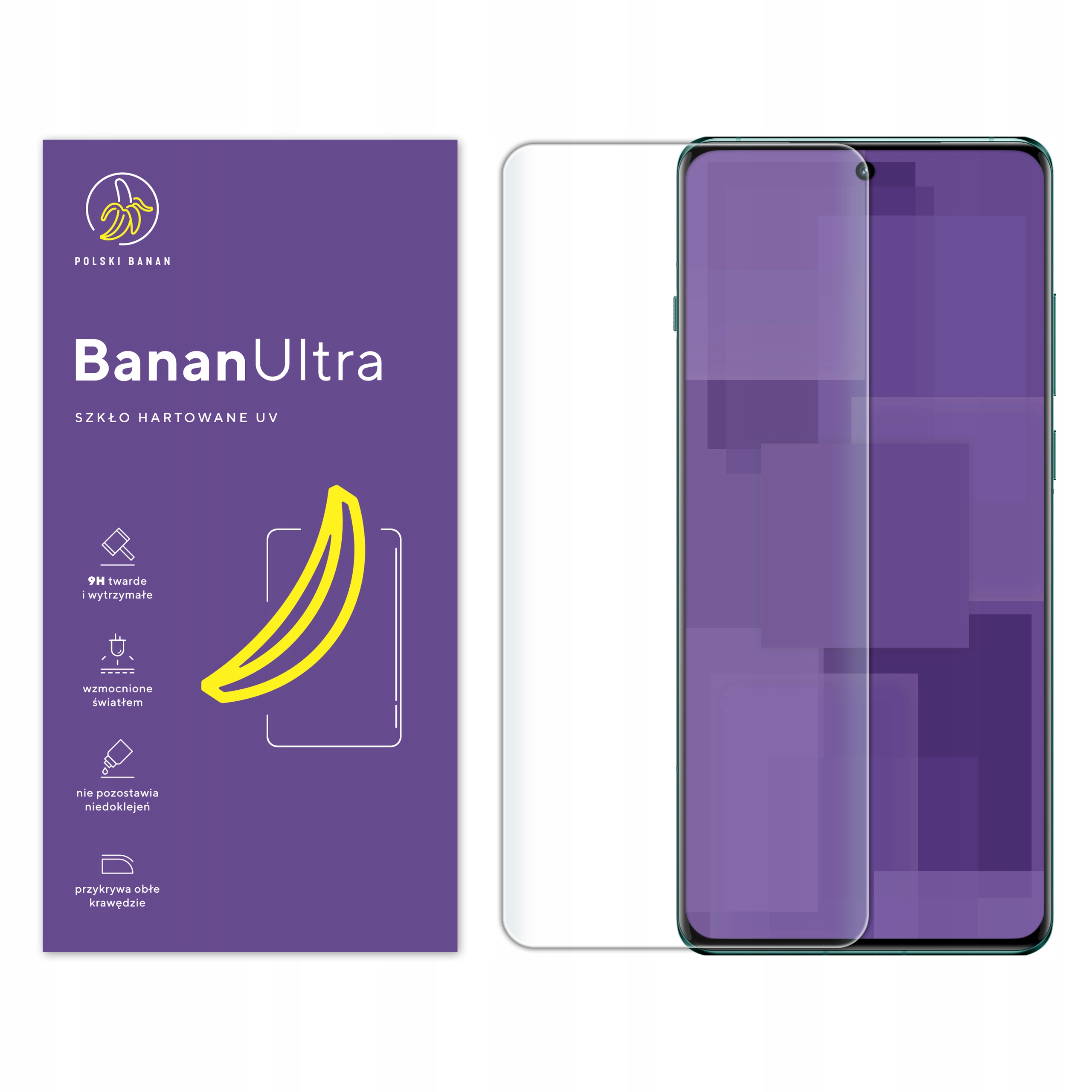 Tvrdené sklo Polish Banana pre OnePlus 12 1 ks.